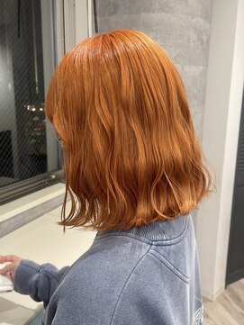 ルーブ トウキョウ(Loob. TOKYO) ハイトーンカラーショートボブタッセルボブ切りっぱなしボブ韓国