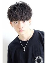 リップス レイ ギンザ(LIPPS Ray GINZA)&nbsp;無造作細束ソフトツーブロック刈り上げマッシュ