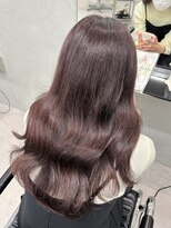 イオ ティラベント 鳳店(io tiravento)&nbsp;ピンクブラウン　韓国風巻き髪