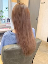 シェル 津山の手店(shel)&nbsp;20代30代モテ愛されミルクティーベージュ抜け感ブリーチ１回