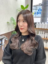 ベルヘアーデザイン 堺東(Belle hair Design)&nbsp;レイヤーカット/韓国風/レイヤー/ブリーチなしカラー/堺東
