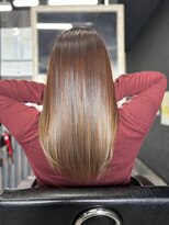 アローズ 荒尾店(arose)&nbsp;30代髪質改善で，サラ艶カラー