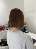 切りっぱなしボブ