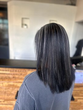 ヴァン カウンシル 王子(VAN COUNCIL) 大人の洗練されたエッジをプラス 白髪染めハイライト #1