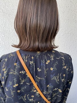 ハローバイシー 仙台(Hello by Sea) イメチェン小顔外はねボブイヤリングカラー[ワイドバング/韓国]