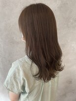 ニューカマー バイ ヘッドライト シブヤ(NEW COMER by HEADLIGHT shibuya)&nbsp;グレージュ×セミロングレイヤー