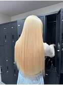 14175ブリーチ＆ダブルカラー抜きっぱなしブリーチハイトーン