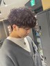【エリアTOP】【メンズ限定】似合わせカット+パーマ ¥6500