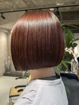 ネアー 新潟(NEER)&nbsp;アプリコットオレンジ/くびれヘア/ウェーブショート［新潟］