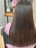 【一回り頭を小さく】オイルストレート＋トリートメント￥22500『カット込』