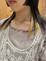 ゴウトゥデイ 渋谷MODI店(GO TODAY)&nbsp;イヤリングカラーとウルフカット