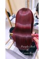 ジーナ サンシャイン通り池袋(Zina)&nbsp;黒髪から叶うカシスレッド【Instagram→akidai._.hairstagram】