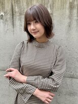 ロンドアベニール 北千住(Lond avenir)&nbsp;暗めカラー/ボブ顔周り/前髪/レイヤー/髪質改善/縮毛矯正/北千住