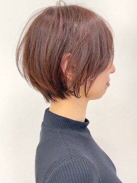 セイドット リー(Say. Ree) say.ショートボブひし形ショートダークレッドデザインカラー