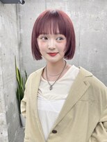 ガーデン 渋谷(GARDEN)&nbsp;小顔大人ボブ暗めカラーミディアムデザインカラー