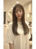 艶髪ストレートヘア