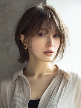 ハーツ(Heart's) 40代50代60代/脱白髪染め白髪ぼかしハイライト/大人ショート