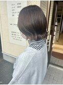 切りっぱなしボブ