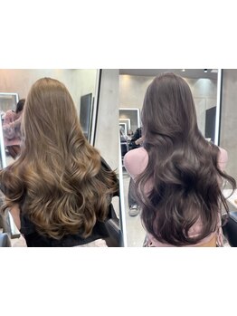 【表参道/原宿】ダブルカラー・ブリーチなしカラーなどから理想のヘアをご提案【レイヤー/ワンホン/韓国】