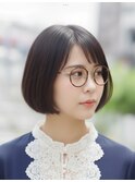 丸みボブ リップラインボブ