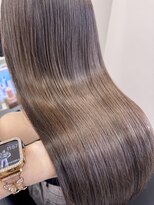 ニュイ 木更津(nuit)&nbsp;着物ヘア/大人ガーリー/ダークアッシュ/似合わせカット/木更津