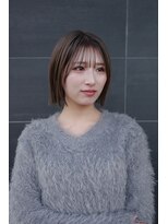 モネ 栄 久屋大通店(monet)&nbsp;切りっぱなしボブブルカラーインナーカラーケアブリーチ