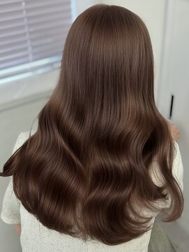 ペレ 渋谷(PELE) イメチェン/ピンクベージュ/アンブレラカラー/前髪/渋谷