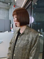シキムーン 横浜(siki MOON)&nbsp;ラインボブ×ステップカット(横浜/横浜駅)