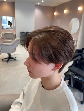 ハイプ 大曽根(HYPE) センターパート×オリーブベージュ