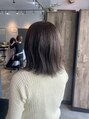 ヘアーループセラデザインワークス(Hair ruup Sela design works) オリーブカラー☆【那覇美容室】