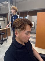 ルースト 南堀江店(ROOST) 刈り上げセンターパート/波巻きツイストスパイラル/南堀江