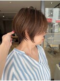 白髪ぼかしショート