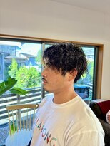 ヘアーロッジ(HAIR ROJJ)&nbsp;ニュアンスパーマ/刈り上げ/メンズ/20代/30代/40代/富山
