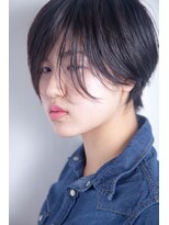 ヘアメイク エイト キリシマ(hair make No.8 kirishima)&nbsp;〔No.8 中村〕耳かけ　前下がり　ショート
