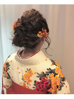 アイルビーヘア(I'll b hair)&nbsp;【下北沢＊I'll b hair＊】袴に似合うねじり編み小顔アレンジ