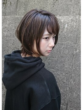 ミアロ 泉中央店(miaro) 【王道ショートボブ×さりげなくハイライト】