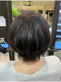 ふんわり丸っこショートカット