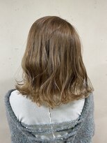 アジールヘア 東上野店(agir hair)&nbsp;大人可愛い外ハネボブ/透明感アッシュベージュ/イルミナカラー