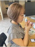透明感抜群♪ダブルカラーブリーチミルクティーベージュ