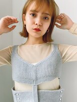 リト 自由が丘(Lit.)&nbsp;【Lit.】ナチュラルハイトーン切りっぱなしボブ【担当YUKINA】