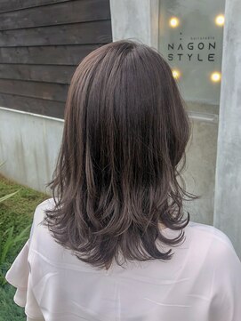 ナゴンスタイル(NAGON STYLE) パープルグレージュ×レイヤーカット