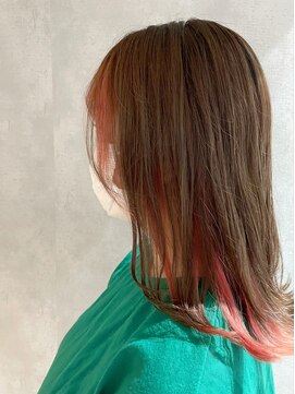 アイディール(:ideal) 20代30代40代☆フェイスフレーミング×インナーカラー