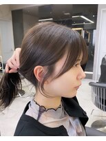ロンドアヴァントゥス 池袋(Lond aventus)&nbsp;顔まわりカット、サイドバング、韓国前髪、小顔カット