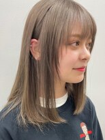 セル(CELL)&nbsp;ブリーチ　ダブルカラー　ミルクティーベージュ