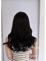 リゼル シブヤ(RISEL SHIBUYA) シールエクステでショートからロングヘア