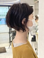 ザザ シンジュク(ZA/ZA shinjuku) 前下がりボブ×パーマ