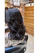 チョビー(Chobii)&nbsp;コテ巻き風パーマ/デジタルパーマ/韓国風/パーマスタイル/栗原32