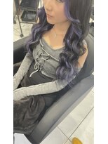 ヘアーデザイン ジェルム(Hair Design germe)&nbsp;ブルーラベンダーフェイスフレーミング　--RINA--