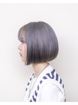 ルプラ ガーデン(le-pla garden)&nbsp;シルバー#ダブルカラー#切りっぱなしボブ#ケアブリーチ#豊橋