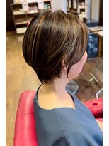 アクティフ(actif) お客様のリアルなショートヘアスタイル 50代【名古屋駅actif】